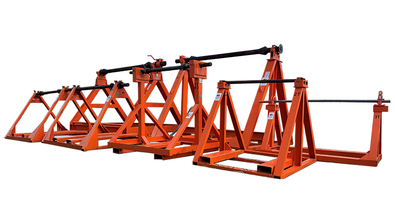 Cable Drum  A Frame Stands